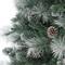 7ft. Pre-Lit Frosted Tip British Columbia Mountain Pine & Pinecones Artificial Christmas Tree with Clear Lights